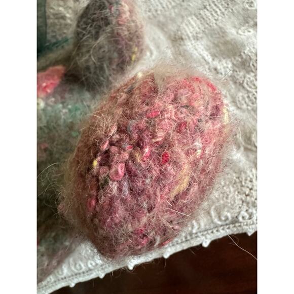 Stuffed animal needle-felted rabbit unique wool alpaca boho gift bunny handmade - Picture 6 of 16